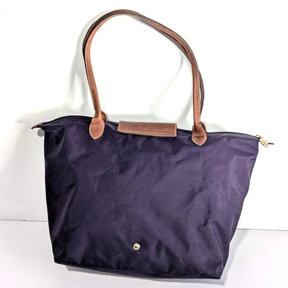 Longchamp Le Pliage Original Medium Tote/Shoulder Bag Purple - Picture 2 of 14